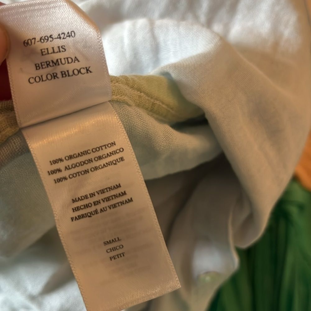 Rails Ellis Bermuda Color Block Button Front Shir… - image 8